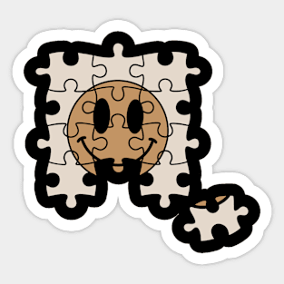 Puzzle smile Sticker